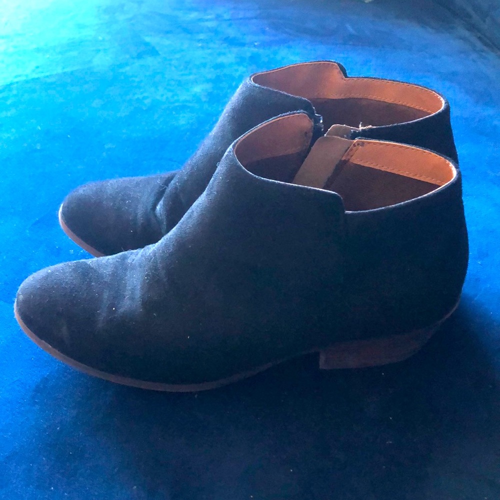 Suede ankle boots